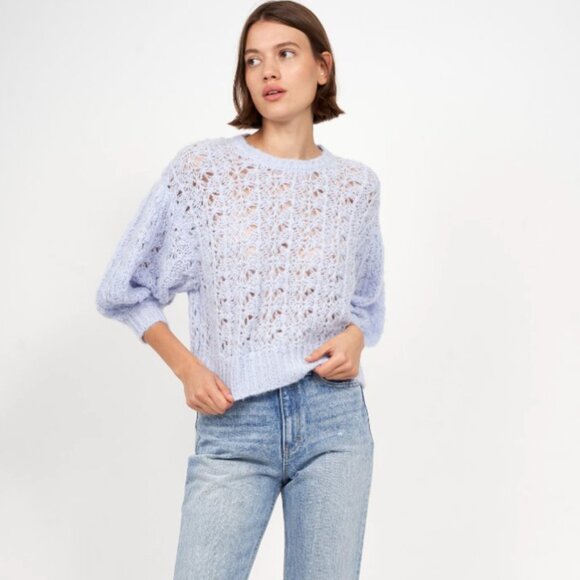 NWT Joie Concetta Blouson-Sleeve Wool Knit Sweater - Picture 1 of 6